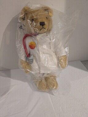 Steiff The Good Doctor 13" Teddy Bear 028564 New